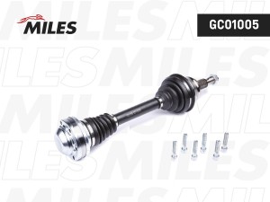 Привод в сборе левый AUDI A3/SKODA OCTAVIA/VW GOLF/BORA 1.9TD-2.8 98- (GKN 30435 GC01005 MILES
