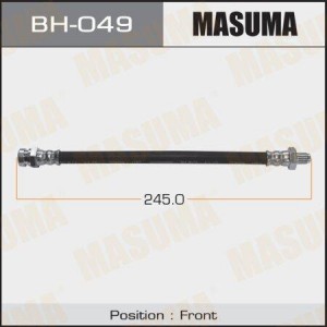 шланг тормозной! перед. L 245\ Mitsubishi Pajero 90-99 BH-049 MASUMA