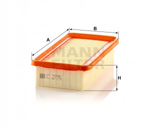 Фильтр воздушный C2775 C2775 MANN FILTER