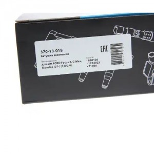 Катушка зажигания FORD Focus 2,C-Max,Mondeo (07-) (1.8/2.0) MEGAPOWER 370-13-018 MEGA POWER