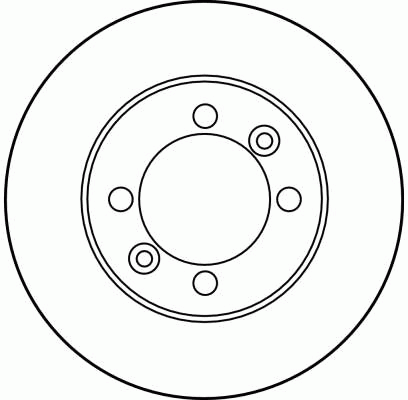 DF1011 диск тормозной передний!\ Renault R9 1.1/1.4 83-88 DF1011 TRW