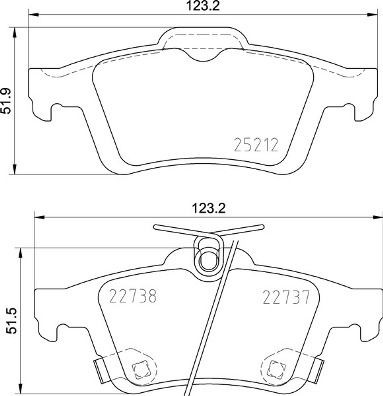 Колодки тормозные дисковые P24216 P24216 BREMBO