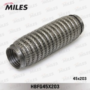Труба гофрированная (гофра) кольцевым плетением и металлорукавом 45X203 HBFG45X2 HBFG45X203 MILES