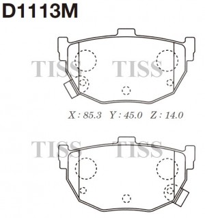 Замена на D1113MH Колодки торм. диск. HYUNDAI ELANTRA 00-, LANTRA 90-00, KIA CER D1113M MK KASHIYAMA