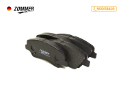 Колодка тормозная передняя KIA Rio III, HYUNDAI Solaris (к-т 4 шт) Z581011RA00 Z_581011RA00 ZOMMER
