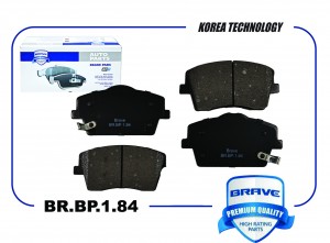 Колодка тормозная передняя BR.BP.1.84 4048055500 Geely Tugella BR.BP.1.84 BRBP184 BRAVE