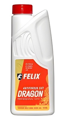Антифриз готовый карбоксилатный розовый Dragon G12+ 1л 430206404 FELIX