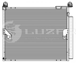 Радиатор кондиц. с ресивером для а/м Toyota Land Cruiser Prado (09-) 2.7i/2.8D L LRAC1973 LUZAR