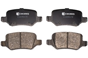 Тормозные колодки задние, Low Metallic C12CR0170 C12CR0170 CWORKS