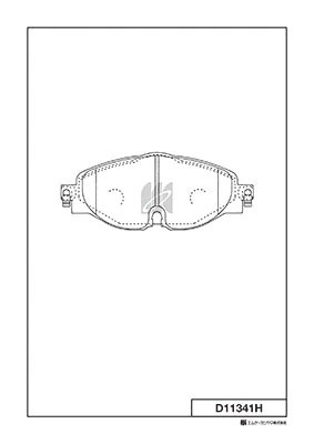 Колодки тормозные дисковые  AUDI A3 (8V1, 8VK) D11341H D11341H MK KASHIYAMA