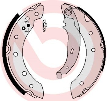 S61520 колодки барабанные!\ Renault Laguna 1.6i-1.9TD 97-01, Citroen ZX 94-97 S 61 520 BREMBO