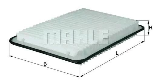Фильтр воздушный MAZDA 3 (03-) (1.4/1.6) MAHLE LX1921 MAHLE KNECHT