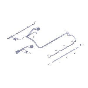 Жгут ЯМЗ-6585 форсунок в сборе АВТОДИЗЕЛЬ 65853724012 YAMZ