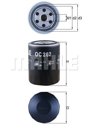 VW 1.9D/TDI OC262 MAHLE KNECHT