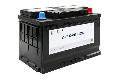 аккумуляторная батарея! 75Ah 770А +справа 278x175x190 B0750AVT AVTOPRIBOR