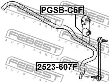 CITROEN C5 (2001-2005) PGSB-C5F FEBEST