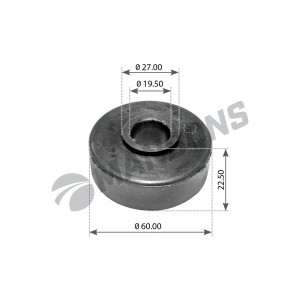 Втулка амортизатора SCANIA P,G,R,T series кабины (20x59x19) MANSONS 100550 MANSONS