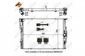 BMW 1-СЕРИЯ E87/E81 (2004>) ДЛЯ АКПП ТРЕБУЕТСЯ ДЛИННАЯ ПРОБКА / ДЛЯ МКПП КОРОТКА 56129 NRF