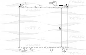 Радиатор SUZUKI Vitara 97- KK0190 KK0190 FREE Z