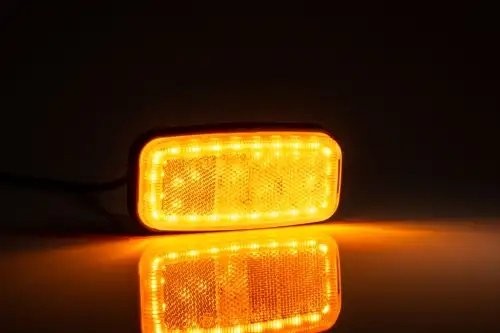 фонарь габаритный! LED, желтый, 123х56, с проводом 0,5м\ Universal FT075ZLED FRISTOM