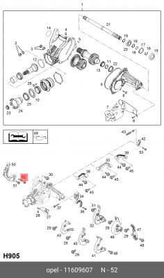 болт с двухгранной головкой 11609607 11609607 GENERAL MOTORS