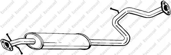 Резонатор HYUNDAI Accent (99-) BOSAL 282-055 BOSAL