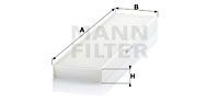 Фильтр воздушный салона MINI Clubman (R55),Countryman (R60) угольный MANN CU4436 MANN FILTER