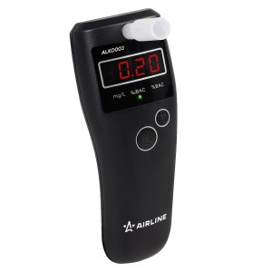 Алкотестер цифровой до 1.99 промилле LCD дисплей, звуковой сигнализатор AIRLINE ALKO003 AIRLINE