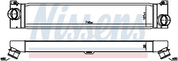 интеркулер!\ Fiat Ducato 2.3JTD/3.0JTD 06> 96623 NISSENS