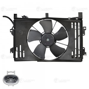 Э/вентилятор охл. для а/м Toyota Corolla (01-)/Avensis (03-) 1.4i/1.6i/1.8i (с к LFK 1922 LUZAR