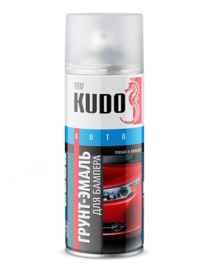 Краска для бамперов черная 520мл KUDO KU-6202 KUDO