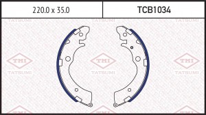 Колодки тормозные барабанные HONDA Accord/Civic 90-SUZUKI Jimny 98- TCB1034 TCB1034 TATSUMI