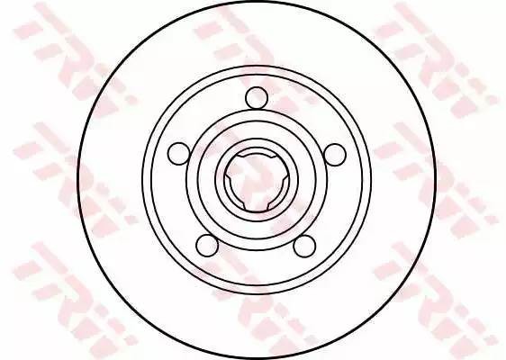 AUDI A4 B5 94-98 245x10x5 DF2771 TRW