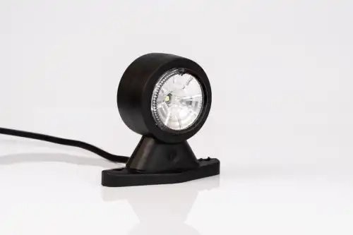 фонарь габаритный! рожок LED прямой, на кор. ножке, L=88мм, с кабелем, 12-36V\ FT009ALED FRISTOM