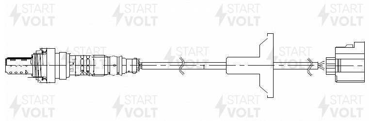 Датчик кисл. для а/м Mitsubishi ASX 10-/Lancer 08-/Outlander 06- после кат. 1.8i VS-OS 1107 START VOLT