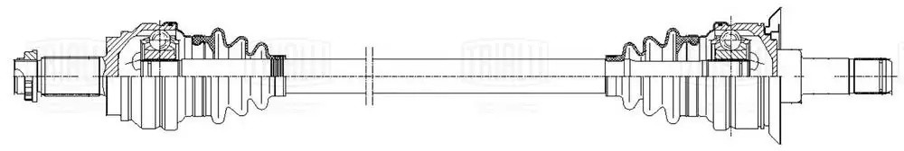 Привод задний левый AR 2647 TRIALLI