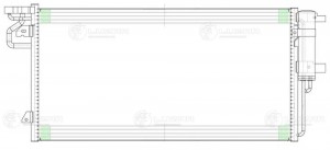 Радиатор кондиц. для ам Ford Kuga (13-),Focus (11-) 1.5T,2.0T,2.0D (LRAC 1068) LRAC 1068 LUZAR