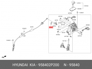 Соленоид KIA Sorento (09-) селектора АКПП OE 958402P200 HYUNDAI KIA