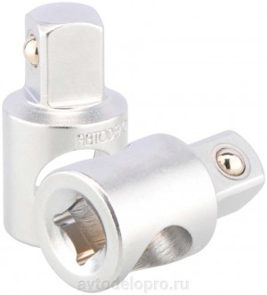 Переходник 3/8"(F)>1/2"(M) "АвтоDело" Professional (с отверстием 16 мм.) 39628 AVTO DELO