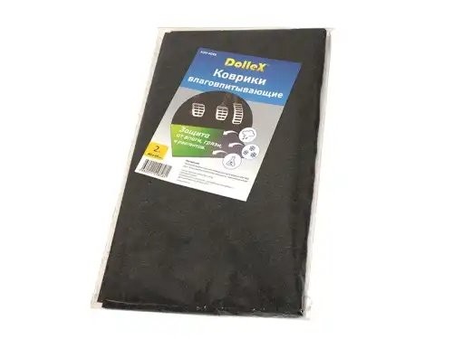 Коврик салона универсальный влаговпитывающий 45х40см 2шт. DOLLEX KSV4045 DOLLEX