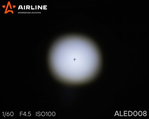 Фара светодиодная квадратная, 4 LED линза 4D, 12W (82х75х75) 12/24V (ALED008) ALED008 AIRLINE