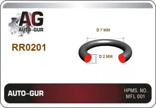 RR0201 Кольцо уплотнительное трубки кондиционера MR360998 RR0201 AUTO GUR