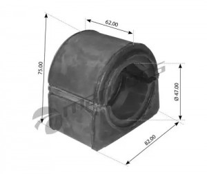 Втулка стабилизатора MERCEDES 917-1517 заднего (центр) (47х81х75мм) MANSONS 700133 MANSONS