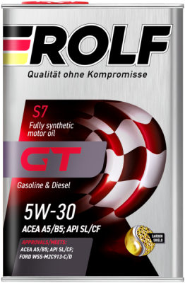 Масло моторное ROLF GT A5/B5 5W30 синт.4л 323150 ROLF