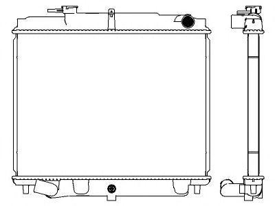 Радиатор 33411087 SAKURA