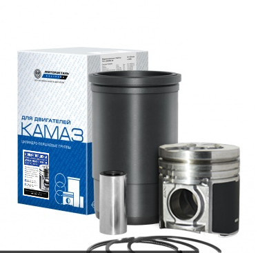 Поршневая гр КАМАЗ 740.10 (на 1 цил с кольц.) Дальнобой (Кострома) 7401000128AK44 MOTOR DETAL