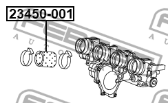 Патрубок впускного коллектора AUDI A4/AVANT 2001-2008 23450-001 23450001 FEBEST