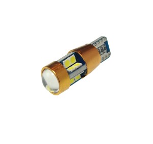 Лампа светодиодная T10 12V "NORD YADA" CANBUS (19SMD, 3030 Non-polar белая) 908396 NORD YADA