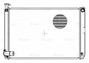 Радиатор охл. для а/м Lexus RX 400h (04-)  LRc19294 LRC 19294 LUZAR