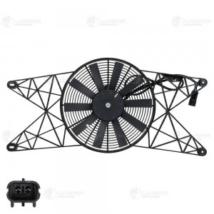 Э/вентилятор кондиц. для а/м ГАЗель Next (21-)/ГАЗель NN (21-) (с кожухом) (LFAC LFAC 0322 LUZAR